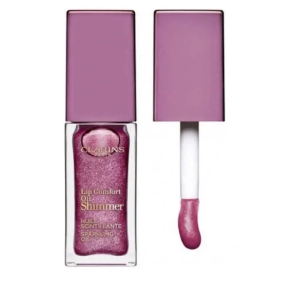 Clarins Lip Oil Shimmer, Purple Rain, New in Box